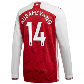 Fotbalový Dres Arsenal Pierre-Emerick Aubameyang 14 Domácí 2020/21 Dlouhý Rukáv